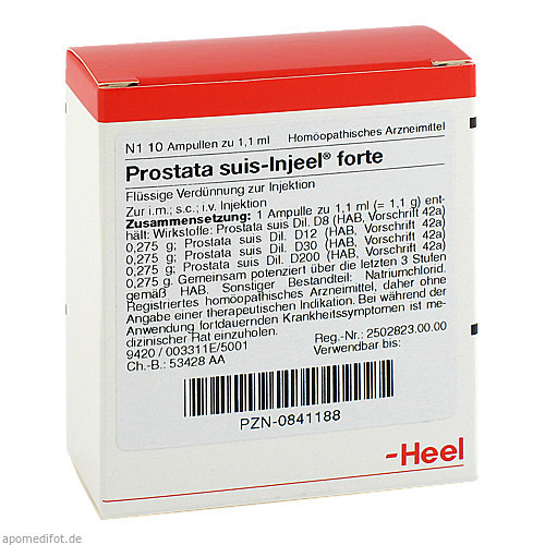 PROSTATA SUIS INJ FO ORG,10 Stk. Простата суис инъель форте ORG,10 шт.