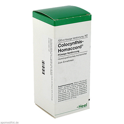 COLOCYNTHIS HOMACCORD,100 ml КОЛОЦИНТИС ГОМАККОРД,100 мл COLOCYNTHIS HOMACCORD,100 ml КОЛОЦИНТИС ГОМАККОРД,100 мл