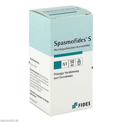 SPASMOFIDES S,50 ml СПАЗМОФИД С,50 мл