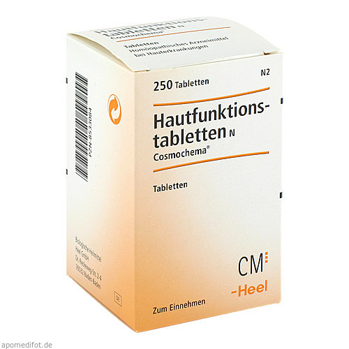 HAUTFUNKTIONSTABLETTEN N COSMOCHEMA,250 Stk. HAUTFUNKTIONSTABLETTEN N COSMOCHEMA,250 шт. HAUTFUNKTIONSTABLETTEN N COSMOCHEMA,250 Stk. HAUTFUNKTIONSTABLETTEN N COSMOCHEMA,250 шт.