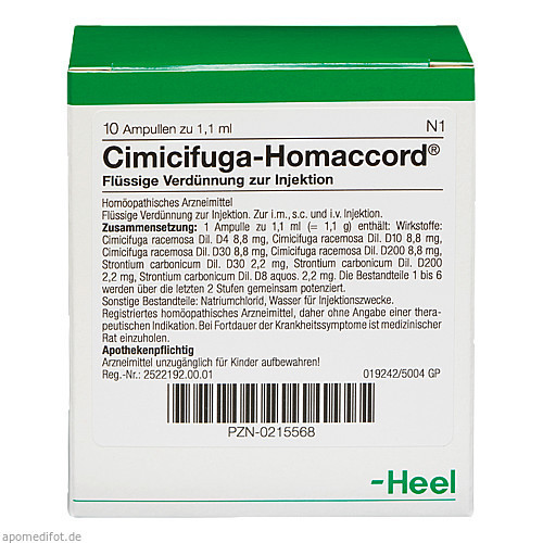 CIMICIFUGA HOMACCORD,10 Stk. ЦИМИЦИФУГА ХОМАККОРД,10 шт. CIMICIFUGA HOMACCORD,10 Stk. ЦИМИЦИФУГА ХОМАККОРД,10 шт.