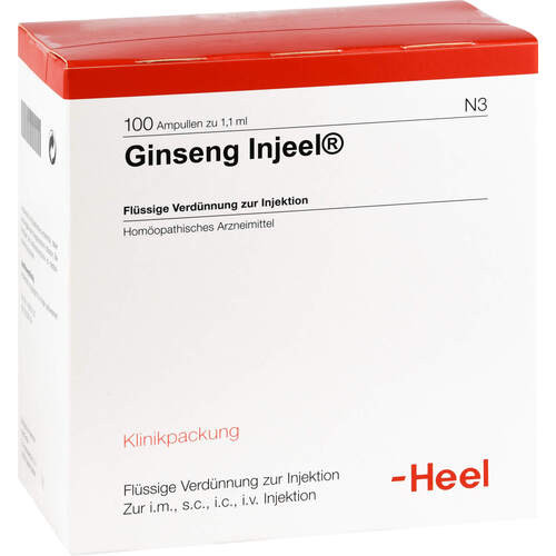 GINSENG INJ,100 Stk. ЖЕНЬШЕНЬ ИНЖ,100 шт.