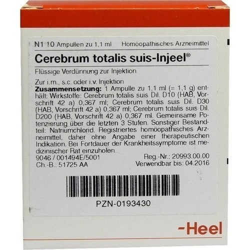 CEREBRUM TO SUIS INJ OR,10 Stk. МОЗГОВЫЙ МОЗГ В SUIS INJ OR,10 шт. CEREBRUM TO SUIS INJ OR,10 Stk. МОЗГОВЫЙ МОЗГ В SUIS INJ OR,10 шт.