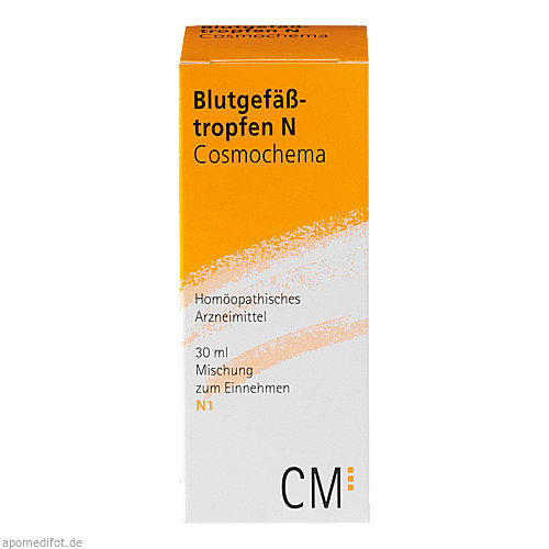 Blutgefäßtropfen N Cosmochema,30 ml Капли для кровеносных сосудов N Cosmochema,30 мл Blutgefäßtropfen N Cosmochema,30 ml Капли для кровеносных сосудов N Cosmochema,30 мл