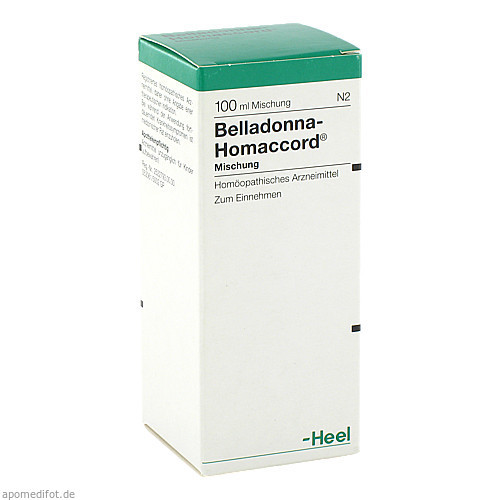 BELLADONNA HOMACCORD,100 ml БЕЛЛАДОННА ГОМАККОРД,100 мл