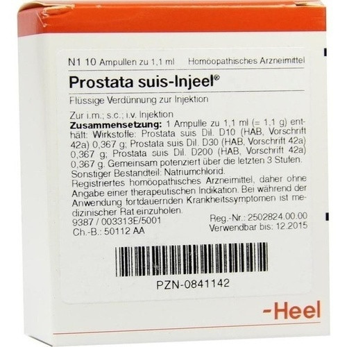 PROSTATA SUIS INJ ORG,10 Stk. ШВЕЙЦАРСКИЙ ПРОСТАТ INJ ОРГ,10 шт. PROSTATA SUIS INJ ORG,10 Stk. ШВЕЙЦАРСКИЙ ПРОСТАТ INJ ОРГ,10 шт.