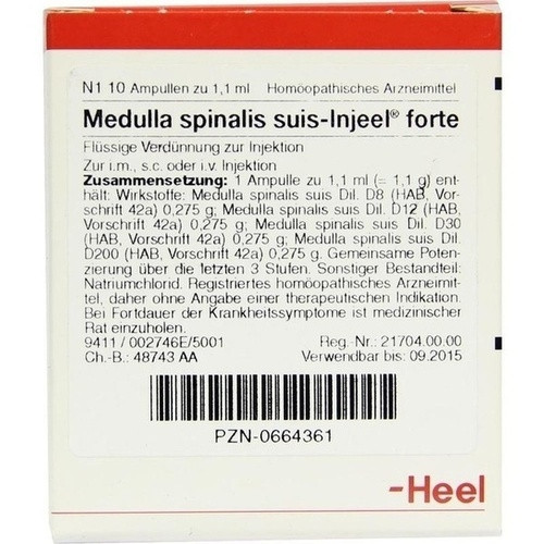 MEDULLA SPI SUIS INJ F ORG,10 Stk. MEDULLA SPI SUIS INJ F ORG,10 шт.
