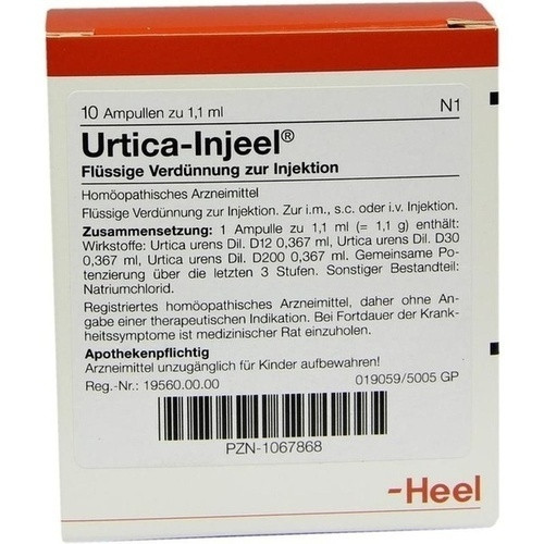 URTICA INJ,10 Stk. Крапива ИНЖ,10 шт. URTICA INJ,10 Stk. Крапива ИНЖ,10 шт.