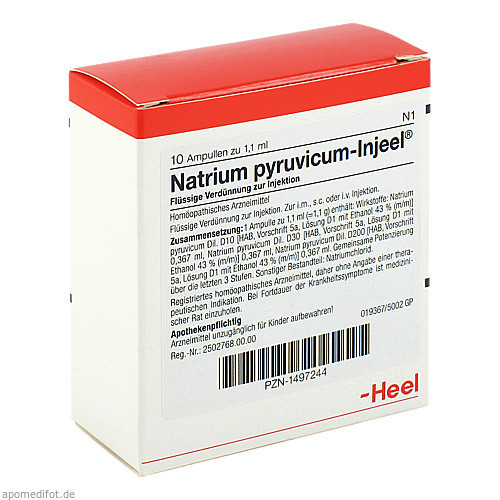 NATRIUM PYRUVIC INJ,10 Stk. НАТРИЙ ПИРОВИН ИНЖ,10 шт. NATRIUM PYRUVIC INJ,10 Stk. НАТРИЙ ПИРОВИН ИНЖ,10 шт.