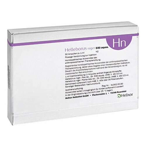 HELLEBORUS NIGER D30 AQUOS,50 Stk. ГЕРЛЕБОРУС НИГЕРСКИЙ D30 AQUOS,50 шт.