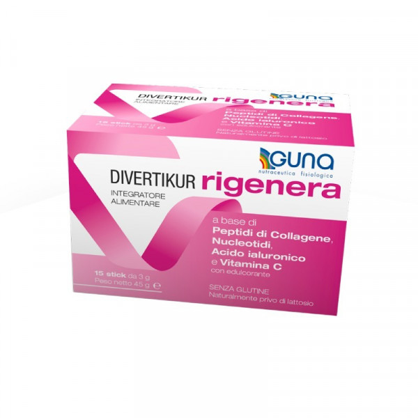  Guna - Divertikur Rigenera - Digestive Health Supplement ,15 стиков