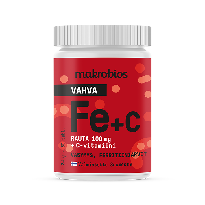 Macrobios Strong Fe + C Макробиос железо плюс витамин С