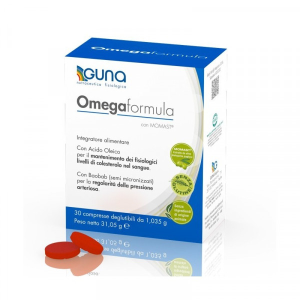 Guna - Omegaformula - Heart health supplement 30 tablets, Guna - Omegaformula - Добавка для здоровья сердца 30 таблеток,