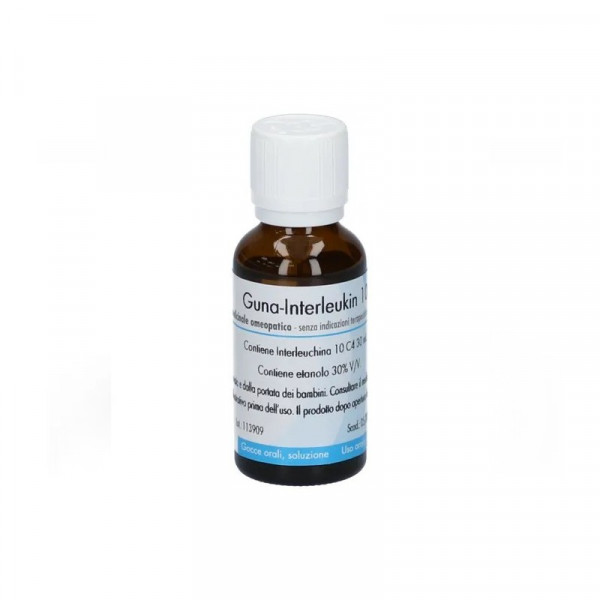Guna - Interleukin 10 C4 - Homeopathic remedy 30 ml, Гуна - Интерлейкин 10 С4 - Гомеопатическое средство 30 мл,