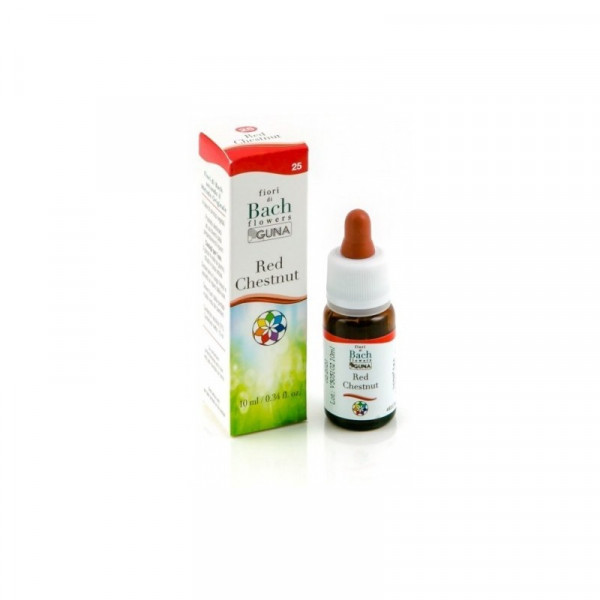 Guna - Red Chestnut # 25 - mood supplement 10 ml drops, Guna - Красный Каштан №25 - добавка для настроения 10 мл капли,