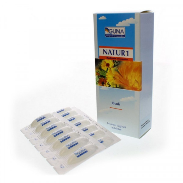 Guna - Natur 1 - Homeopathic Remedy 14 Vaginal Ovules, Guna - Natur 1 - гомеопатическое средство 14 вагинальных яйцеклеток,