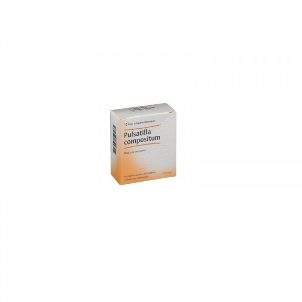 Guna - heel - Pulsatilla compositum 10 vials x 2,2ml, Guna - пятка - комбинация Pulsatilla 10 флаконов по 2,2 мл,