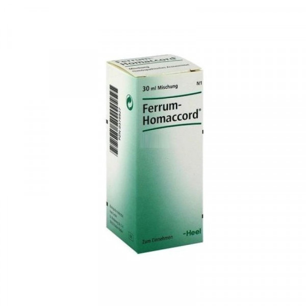 Guna - Ferrum Homaccord Drops 30 ml, Применение - Феррум Гомаккорд капли 30 мл,