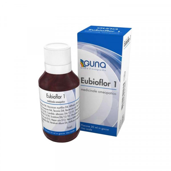 Guna - Eubioflor 1 - homeopathic remedy for intestine 30 Ml drops, Гуна - Эубиофлор ​​1 - гомеопатическое средство для кишечника 30 мл капли,