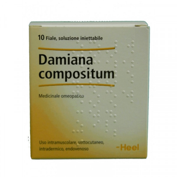 Guna - Damiana Compositum Heel - homeopathic remedy 10 vials, Guna - Damiana Compositum Heel - гомеопатическое средство, 10 флаконов,