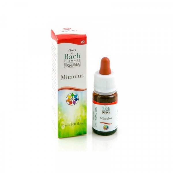 Guna - Bach Flowers 20 mimulus drops 10 ml, Гуна - Цветы Баха 20 капель мимулюса 10 мл,