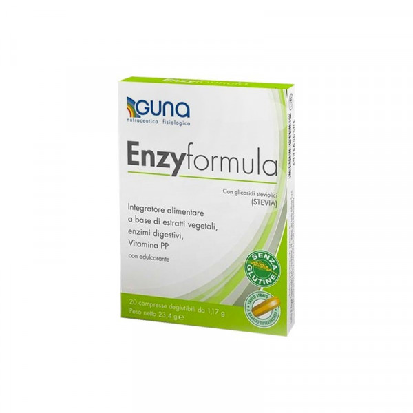 Guna - Supplement Enzy-Formula 20 Tablets, Guna - Добавка Enzy-Formula 20 таблеток,