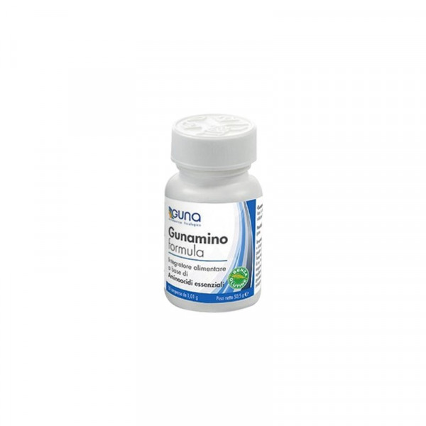 Guna - Supplement Gunamino Formula With Amino Acids 50 Tablets, Guna - добавка Gunamino Formula с аминокислотами, 50 таблеток,