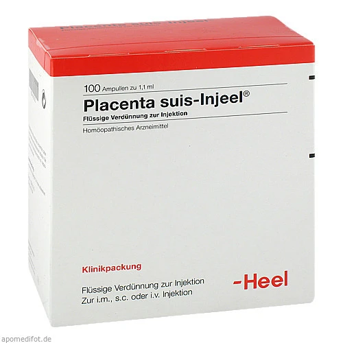 PLACENTA SUIS INJ ORG  ПЛАЦЕНТА SUIS INJ ORG 100 ампул