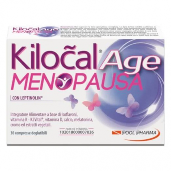 Добавка Kilocal Age Menopause для борьбы с расстройствами менопаузы, 30 таблеток