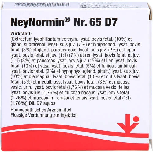 NeyNormin Nr. 65 D7 НейНормин гомеопатичекие ампулы,5*2 мл NeyNormin Nr. 65 D7 НейНормин гомеопатичекие ампулы,5*2 мл