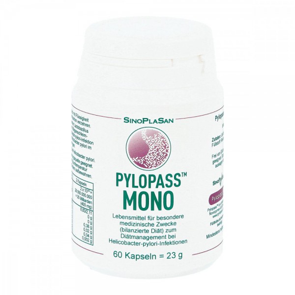 PYLOPASS MONO  Пилопасс МОНО против Helicobacter pylori ,60 капсул