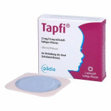 Tapfi 25 mg/25 mg wirkstoffhaltiges Pflaster Тапфи 25 мг/25 мг медицинский пластырь, 2 шт Tapfi 25 mg/25 mg wirkstoffhaltiges Pflaster Тапфи 25 мг/25 мг медицинский пластырь, 2 шт