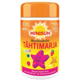 MINISUN MONIVITAMIINI TÄHTIMARJA JUNIOR PURUTABL 200 KPL, МИНИСАН МУЛЬТИВИТАМИНЫ жевательные со вкусом клубники, 200 шт MINISUN MONIVITAMIINI TÄHTIMARJA JUNIOR PURUTABL 200 KPL, МИНИСАН МУЛЬТИВИТАМИНЫ жевательные со вкусом клубники, 200 шт