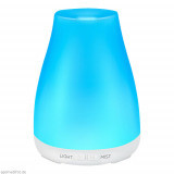 Aroma Diffuser für Ätherische Öle LED Weiß 150 ml,1 Stk. Аромадиффузор для эфирных масел LED белый 150 мл,1 шт.