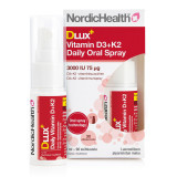 Nordic Health Dlux+ Daily Oral Spray - D3 +K2,12 мл Nordic Health Dlux+ Daily Oral Spray - D3 +K2,12 мл